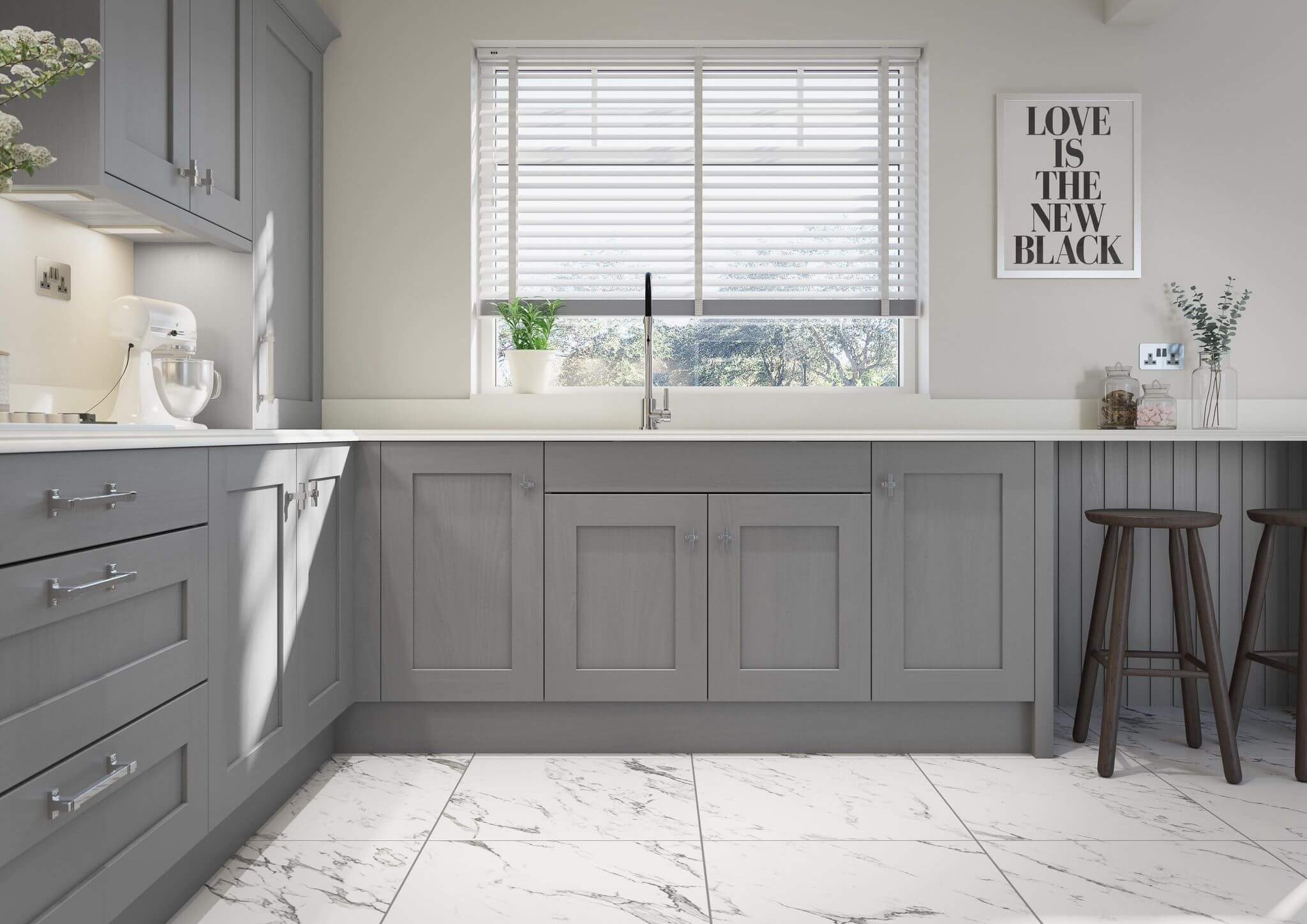 Classic shaker kitchens