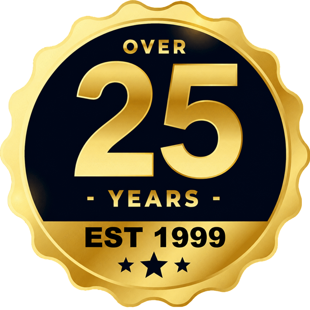 EST 1999 — 25 years established